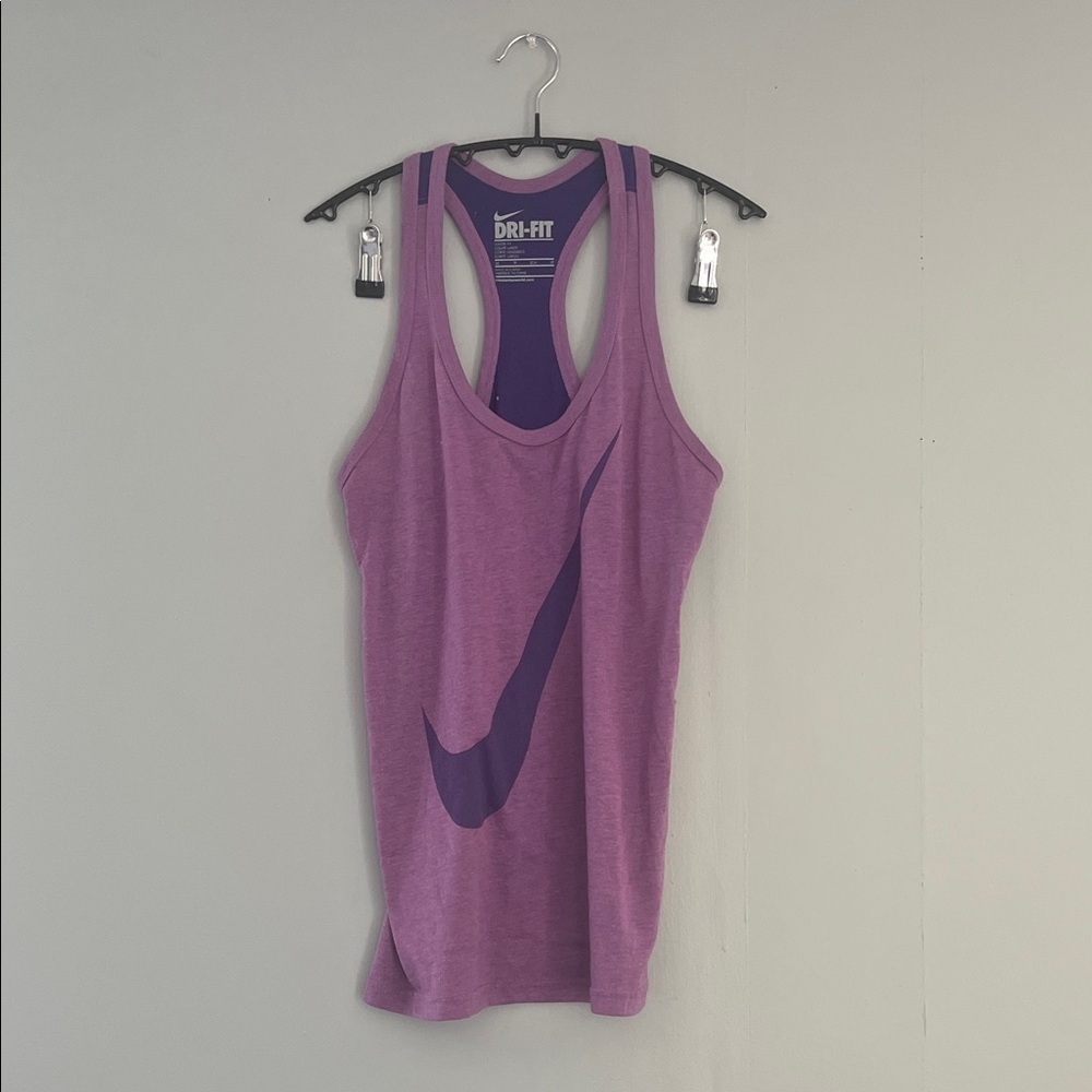Nike Women's Lavender Dri-FIT Tank Top Size XS